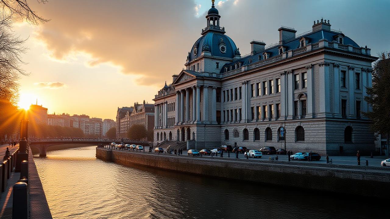 The Custom House in Dublin representing Irish state security